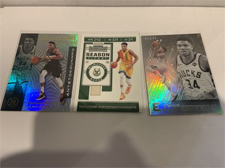 (3) Card Giannis Lot 🔥