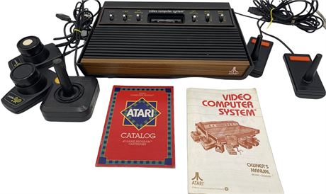 Original Atari 2600 Video Game System (w/ Manual)