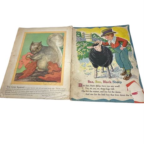 2 Vintage Partial Children's Books