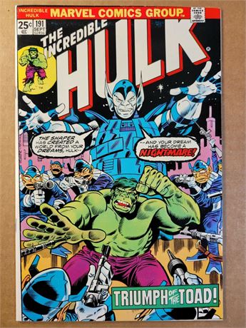 The Incredible Hulk 191 - Triumph of the Toad 1975