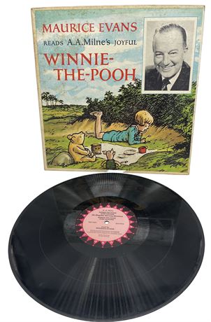 Vintage - Maurice Evans “Winnie-The-Pooh” - Vinyl 33 RPM Record