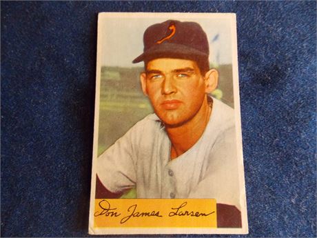 1954 Bowman #101 Don Larsen rookie card