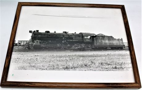 Framed Railroad Train picture