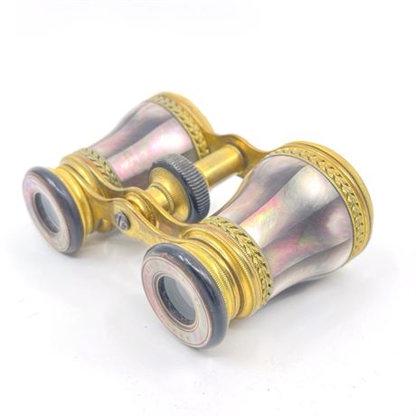 Lemaire Paris Mother of Pearl Gold Binoculars