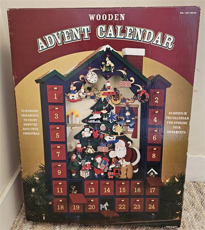 Rust Belt Revival Online Auctions - Wooden Advent Calendar