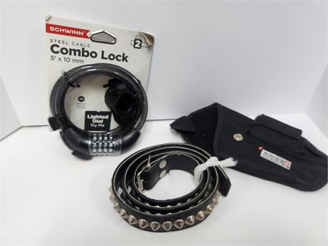 Rust Belt Revival Online Auctions - Schwinn Steel Cable Combo Lock ...