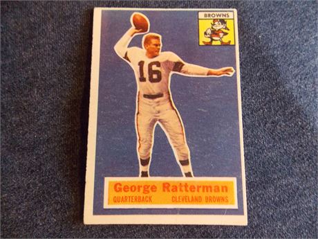 1956 Topps #93 George Ratterman, Cleveland Browns