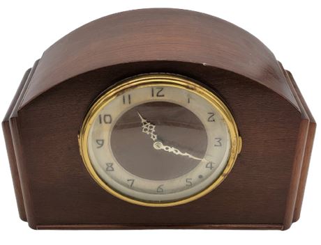 Vintage Art Deco Plymouth Mantel Clock
