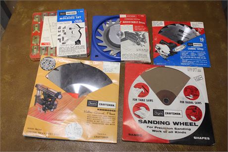 Assorted Saw Blades and More