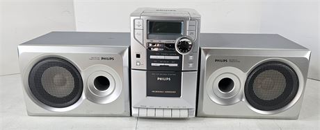 Philips AM-FM Radio/CD/Cassette Model MC-110/37