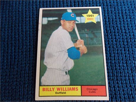 1961 Topps #141 Billy Williams rookie card