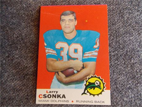 1969 Topps #120 Larry Csonka rookie card