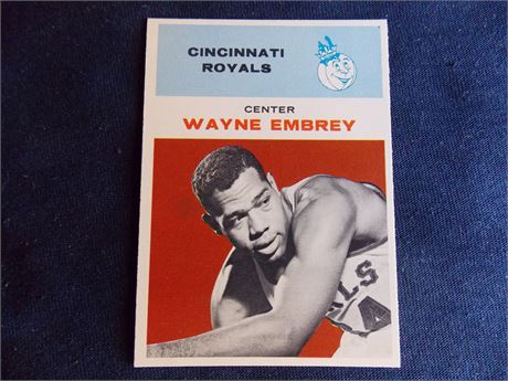 1961-62 Fleer #12 Wayne Embry rookie card