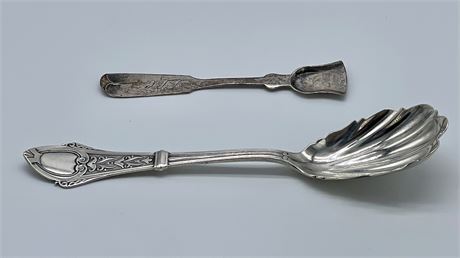 2 Coin Silver Spoons