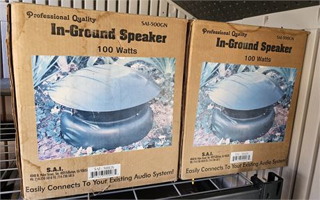 Outdoor In-Ground Speakers