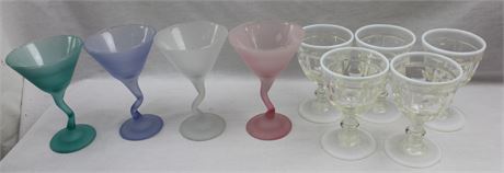 Libbey Stemware and Vintage Water Goblets