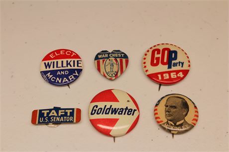 Rust Belt Revival Online Auctions - Vintage Political Pins