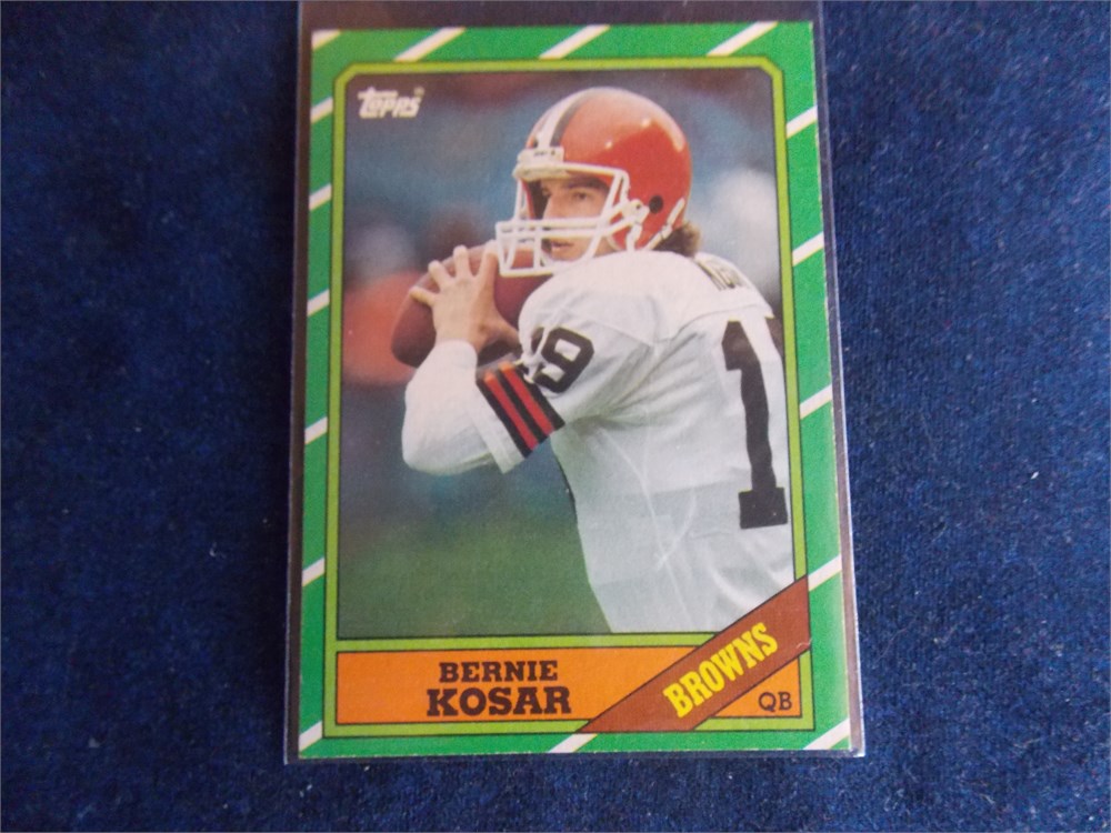 Rust Belt Revival Online Auctions 1986 Topps 187 Bernie Kosar Rookie