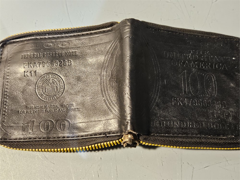 Rusted Wallet Rust Belt Revival Online Auctions - Bifold Wallet Featuring Printed ...