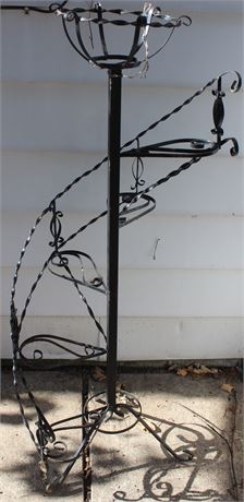 Metal Spiral Staircase Plant Stand