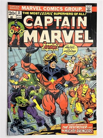 Captain Marvel #31 Comic Book