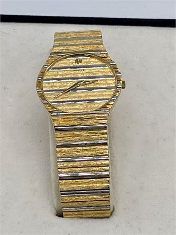 Men's Vintage Raymond Weil Yellow Gold Plated Watch