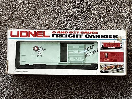 Vintage Lionel Great Northern Box Car 6-9401 O and O27 Gauge Freight Carrier
