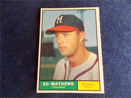 1961 Topps #120 Eddie Mathews