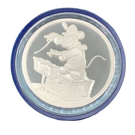 1988 Mickey 60 Years With You 'Leader of the Band' Collectors Coin