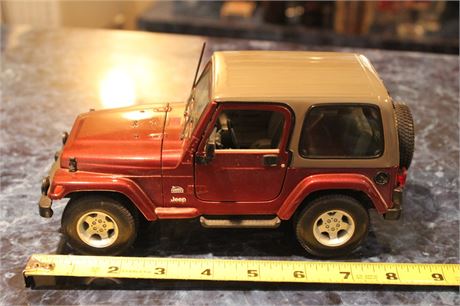 Jeep Wrangler Sahara 1/18 Scale Model, Maisto