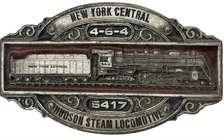 1988 Bergamot Brass Works - New York Central Railroad Belt Buckle