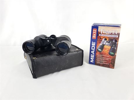 2 Binoculars - Jason No. 594980 & Mead Travel Binoculars