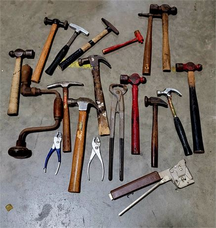 Vintage tool lot - need a hammer???