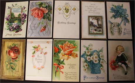 Vintage Postcards, Birthday and More