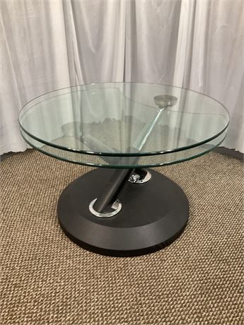 Contemporary Metal/Glass Coffee Table