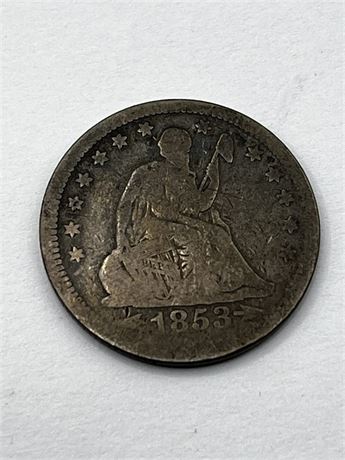 1853 Seated Quarter Coin