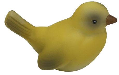 Vintage Fenton (Signed) Yellow Hand Painted Bird