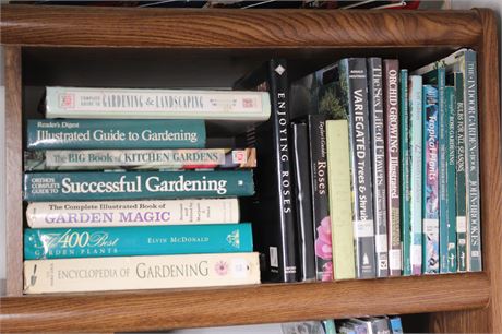 Assorted Gardening Books