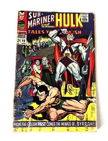 April 1967  Vol. 1 #90 Marvel Comics "THE INCREDIBLE HULK" Comic Rare