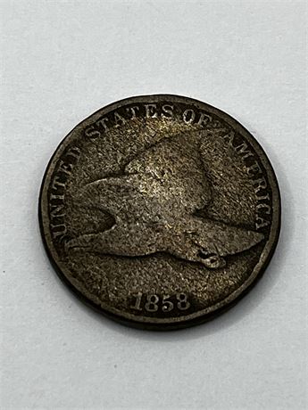 1858 Flying Eagle Cent Coin