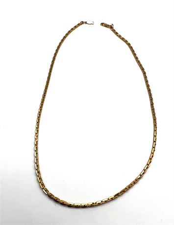 Nice 14K Gold Plated 18" Chain