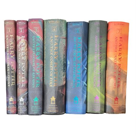 JK Rowling Harry Potter Set Books 1-7 First Edition Scholastic Press