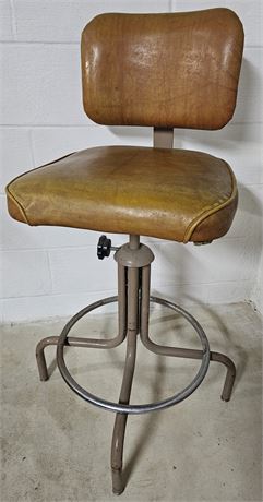 Mid Century Drafting Swivel Chair