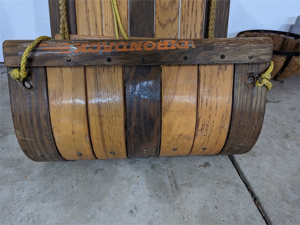 Rust Belt Revival Online Auctions Wooden Toboggan Sled