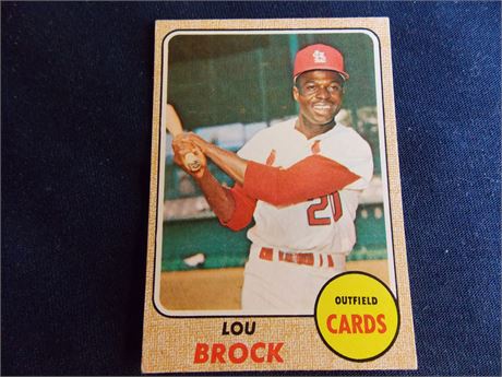 1968 Topps #520 Lou Brock