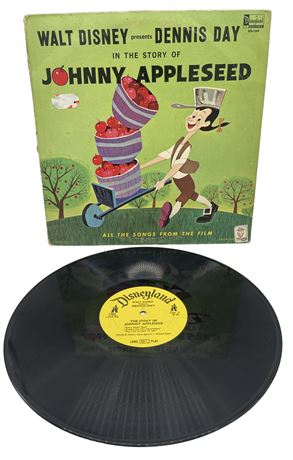 Vintage - Walt Disney’s “Johnny Appleseed” - Vinyl 33 RPM Record