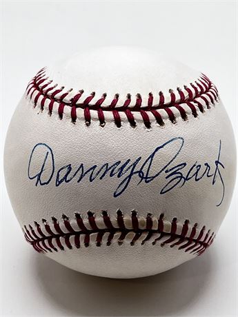 Autographed Danny Ozark Signed Baseball