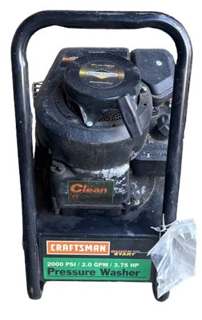 Rust Belt Revival Online Auctions - Craftsman 2000psi Pressure Washer.
