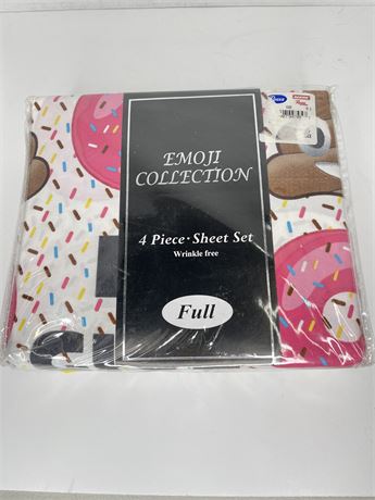 Spirit Linen Supreme Home Emoji Collection 4 Piece Sheet Set