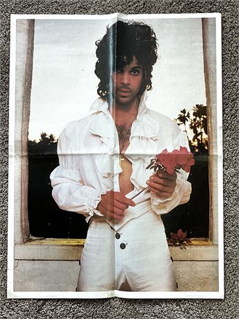 Rare Original Prince Purple Rain Album Poster